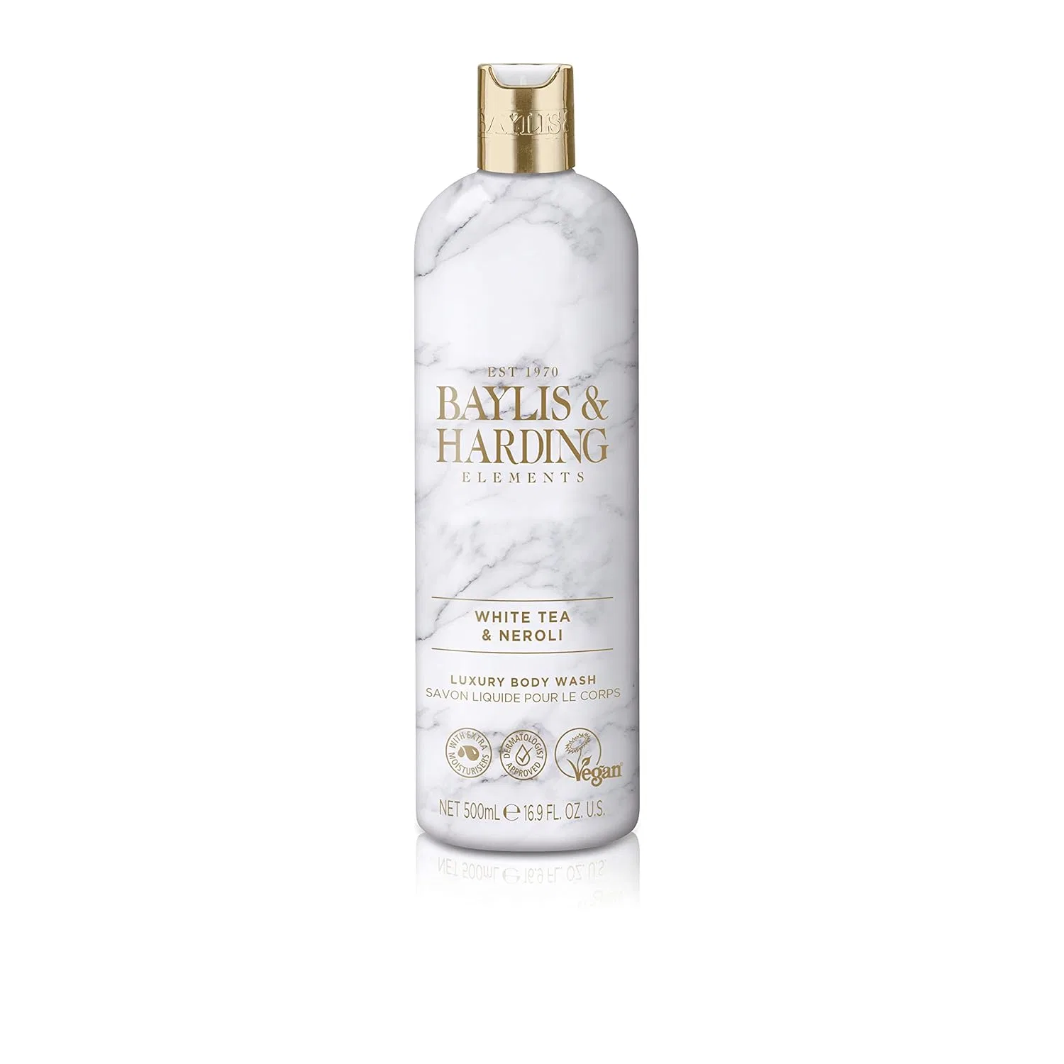 Гель для душа White Tea & Neroli, Baylis & Harding, набор 4 шт., 2000 мл, Pearlescent gel — фото 2