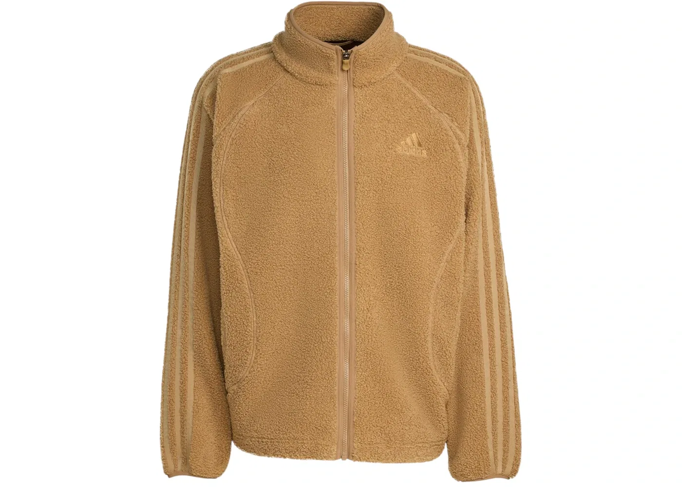 Мужская куртка с флисовой подкладкой Tracktop Adidas, Cardboard