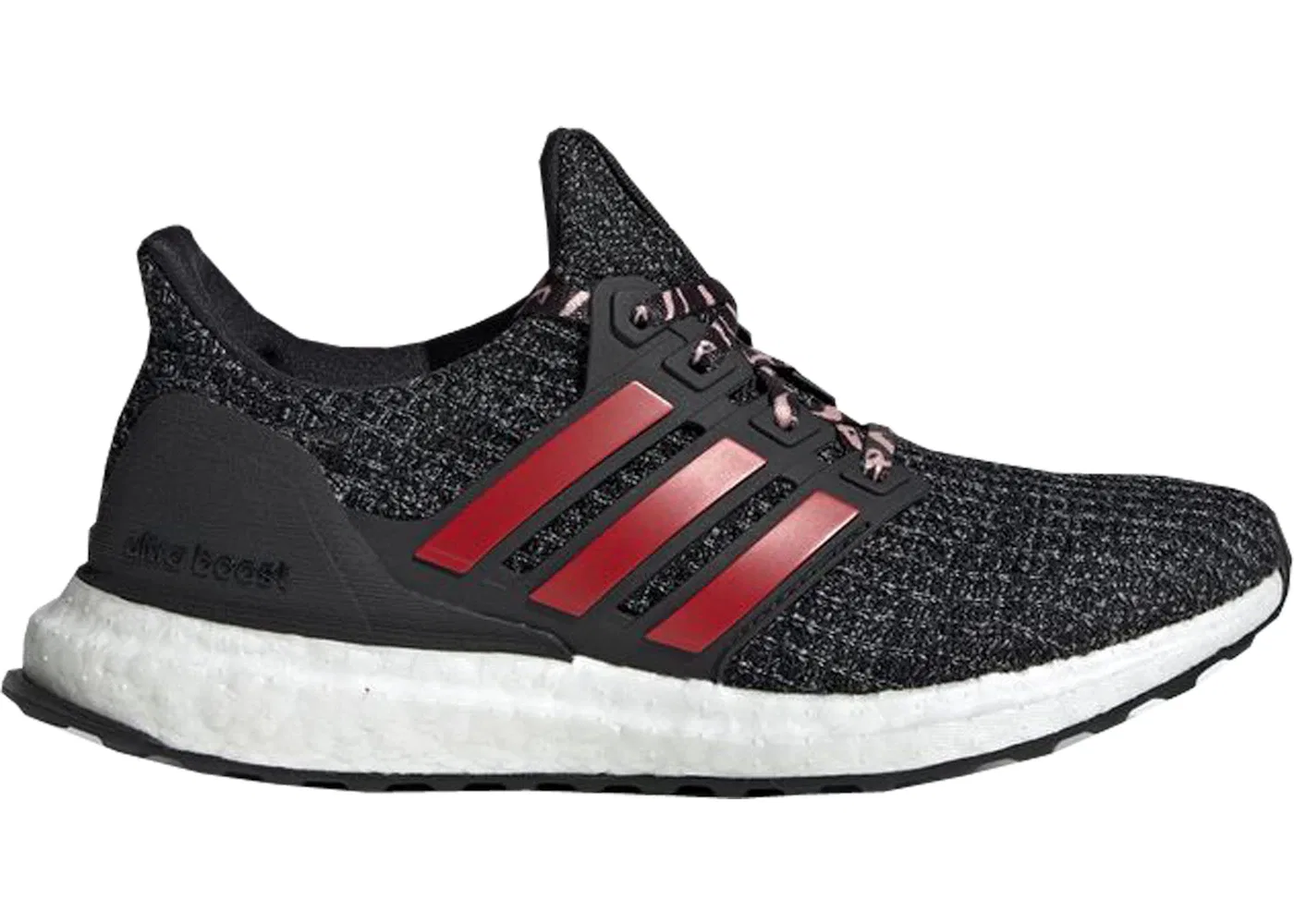 Детские кроссовки с технологией Boost Adidas Ultra Boost 4.0, Core Black/Scarlet/Grey Three