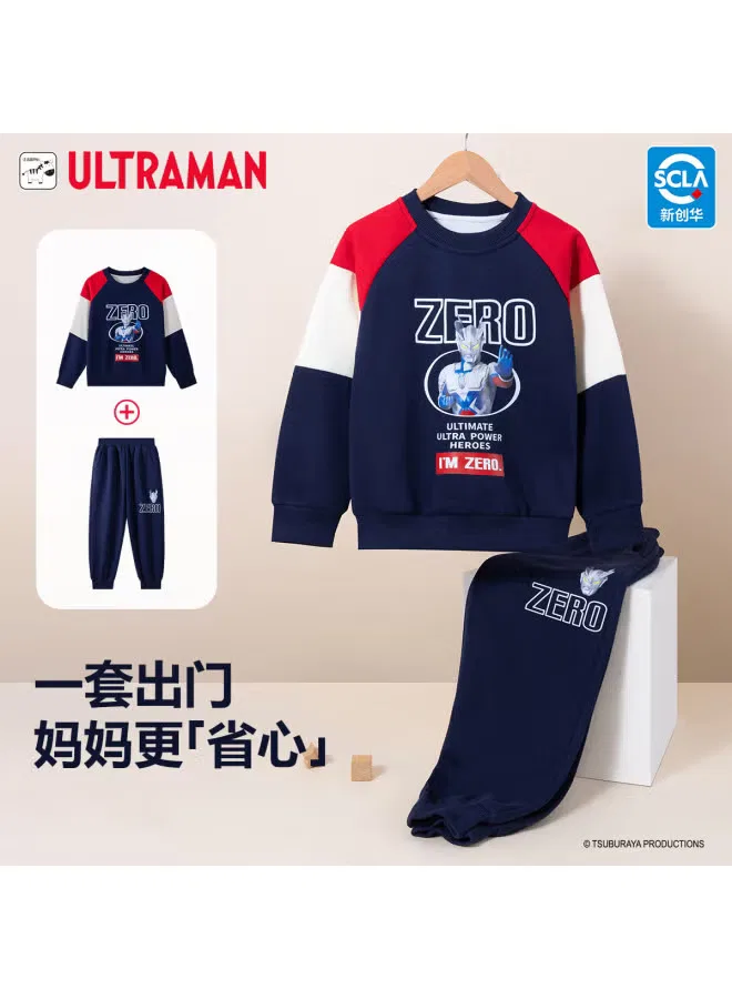 Комплект худи для мальчиков с длинным рукавом Ultraman, черный