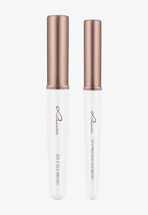 Набор кистей для макияжа из силикона Elegance Luvia Cosmetics Coffee, Pearl, кофейный — фото 3