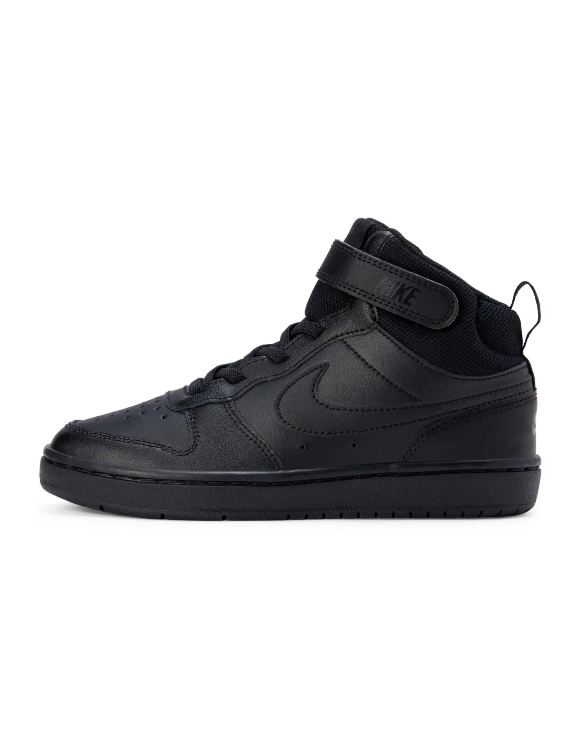 Детские кроссовки для мальчиков кожаные Court Borough Mid 2 NIKE, White