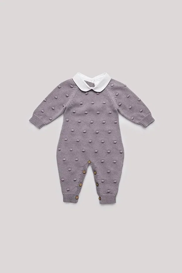 Детский комбинезон для мальчиков с длинным рукавом Layette, Gray Melange