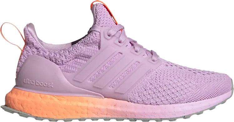 Кроссовки Adidas UltraBoost 5.0 DNA J 'Bliss Lilac Orange Gradient', фиолетовый — фото 2