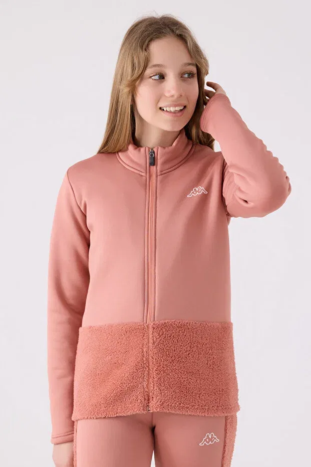 Детский кардиган для девочек хлопковый Kappa, Pink — фото 3