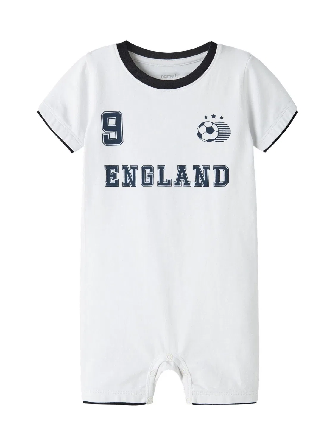 Комбинезон Name It White Baby Football England, белый — фото 3