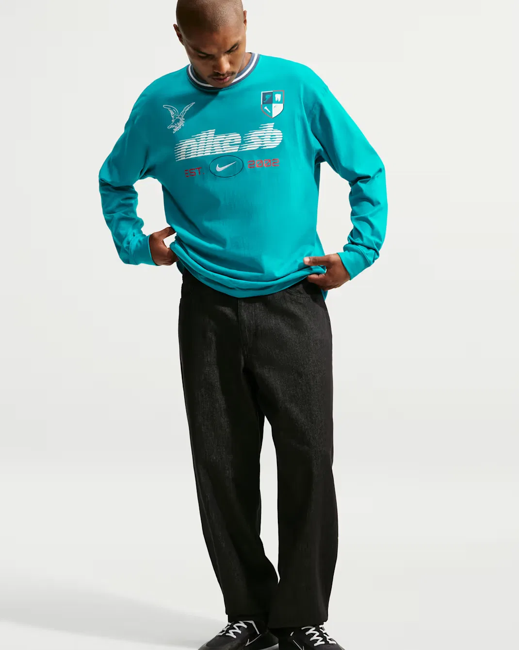 Футболка с длинными рукавами для скейтбординга Nike SB, Energy — фото 3
