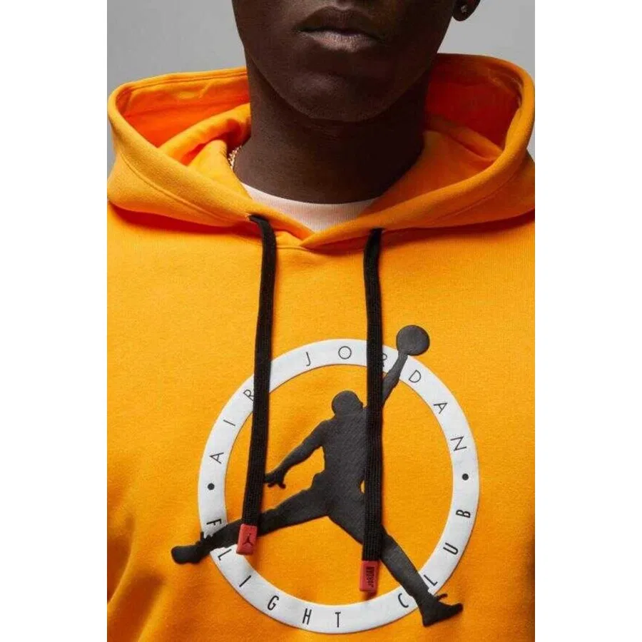 Свитшот-худи с графическим принтом Jordan Flight MVP Graphic Fleece Pullover Hoodie Nike, Оранжевый — фото 3