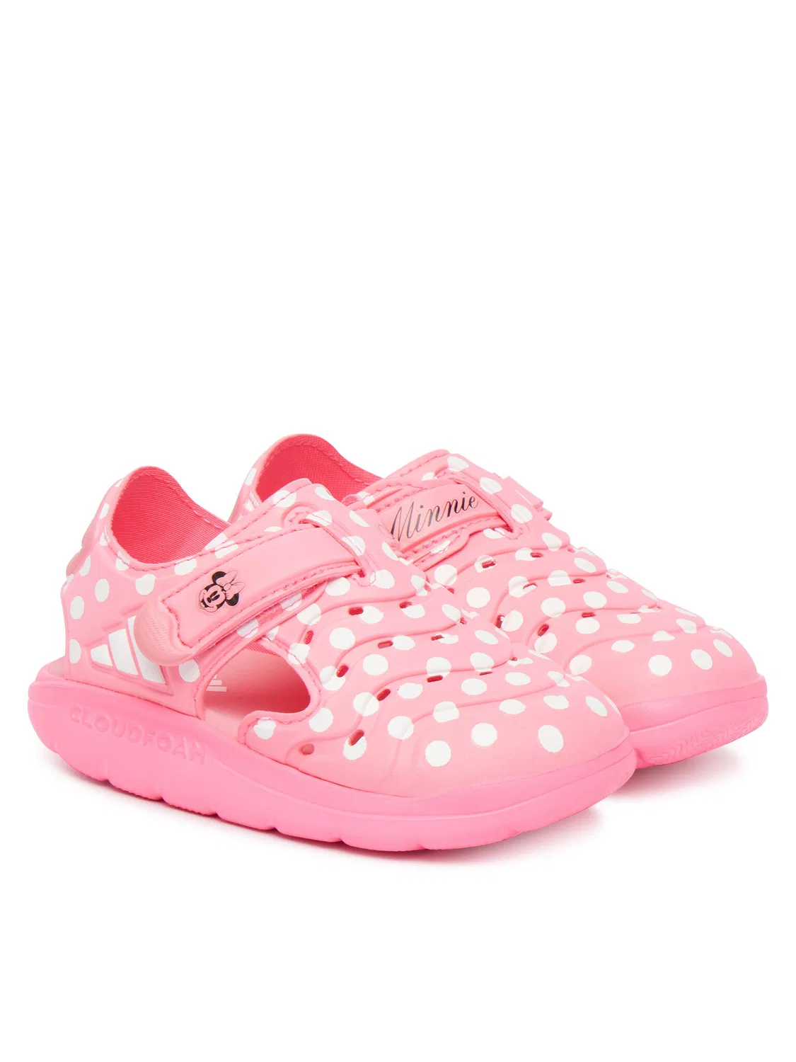 Сандалии для девочки Disney Minnie Mouse Adidas, розовый — фото 2