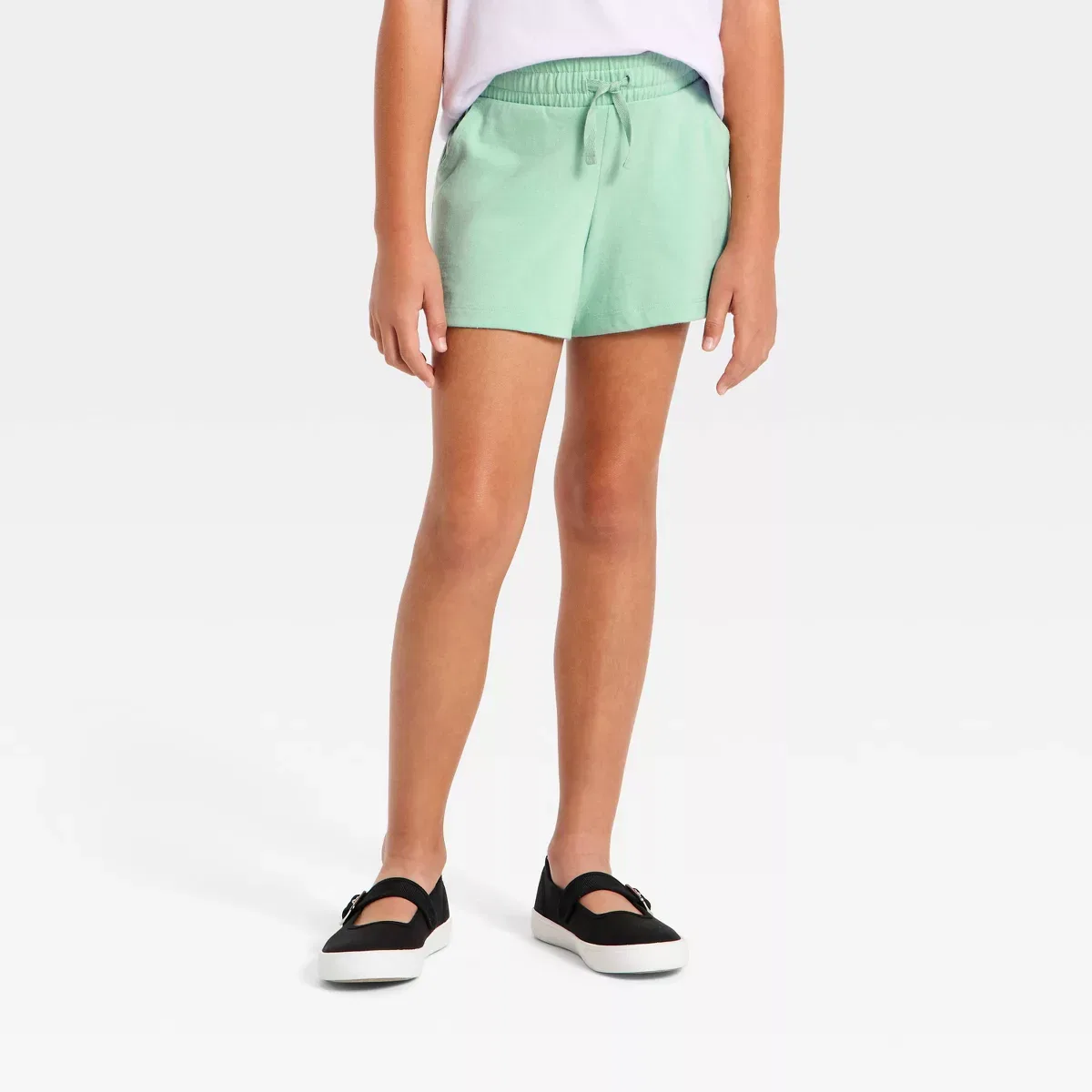 Детские шорты для девочек с завязкой Cat & Jack, Mint Green
