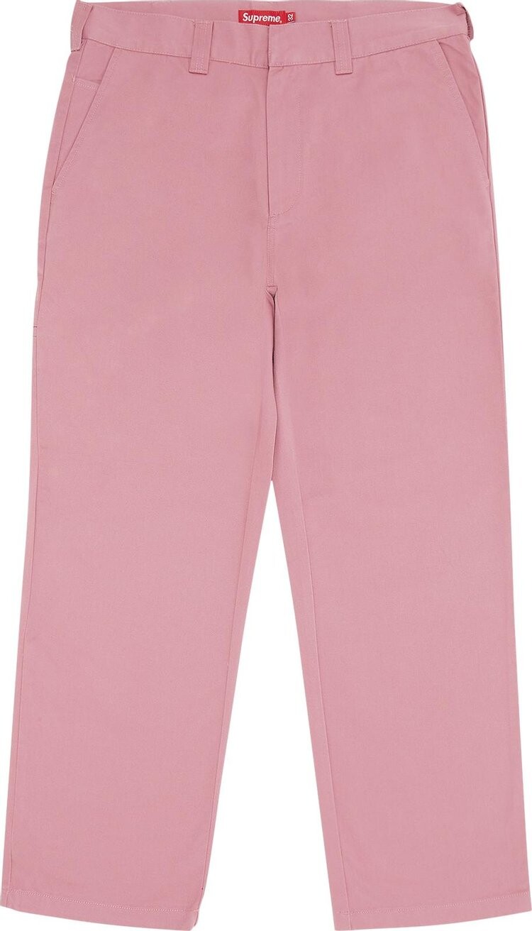 

Брюки Supreme Work Pant 'Dusty Pink', розовый