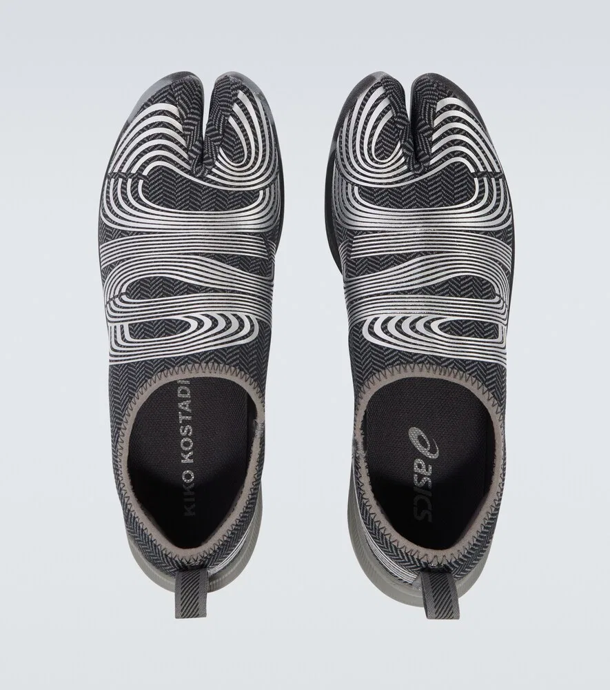 Кроссовки Ляса FF из коллаборации с Кико Костадинов Asics, серый — фото 4