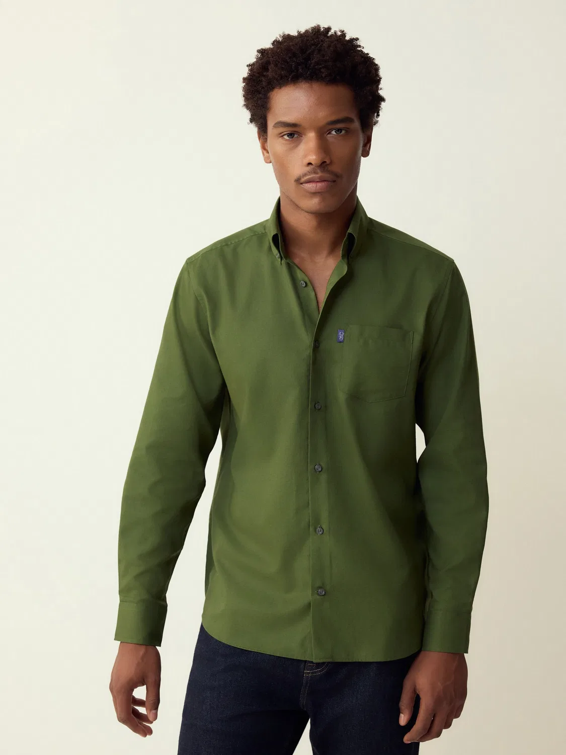 Рубашка оксфорд, Regular Fit Next, зеленый