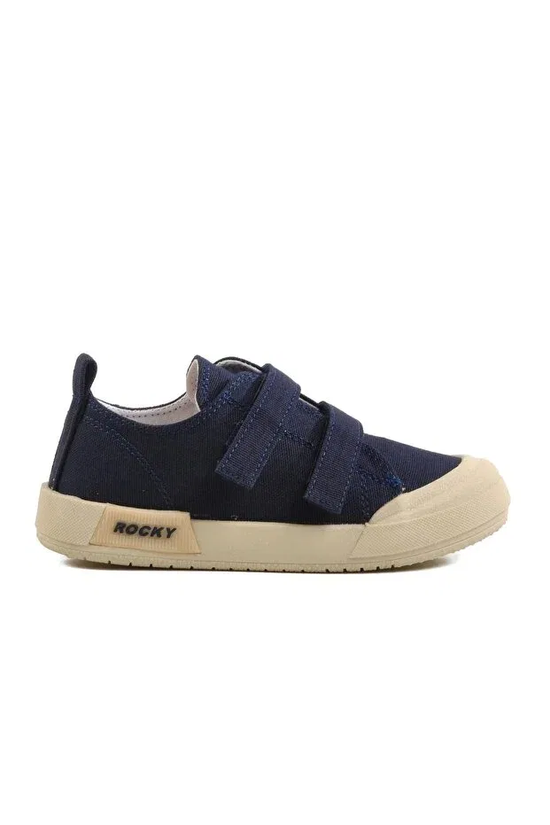 Детские повседневные туфли для девочек без шнуровки Walkway, Navy Blue — фото 3