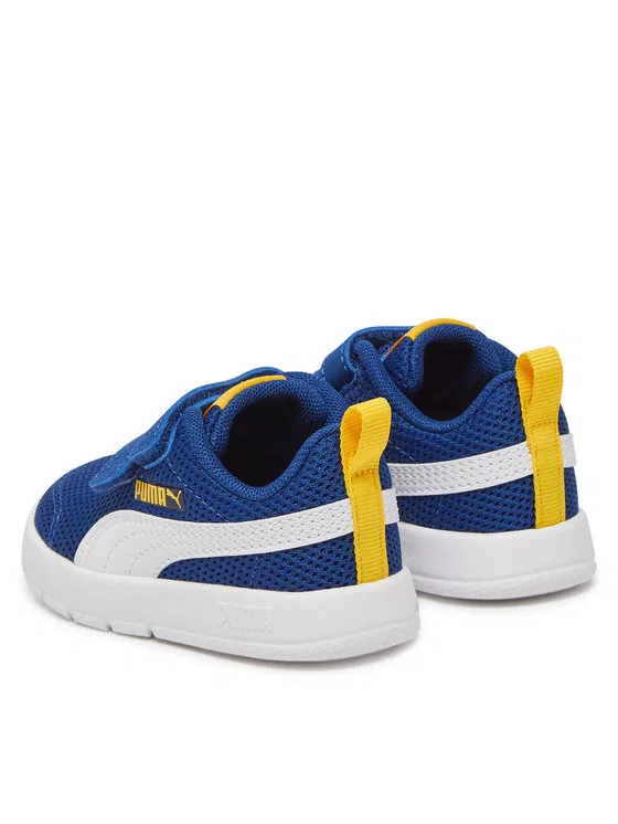 Кроссовки Courtflex V3 Mesh Inf Puma, синий — фото 3