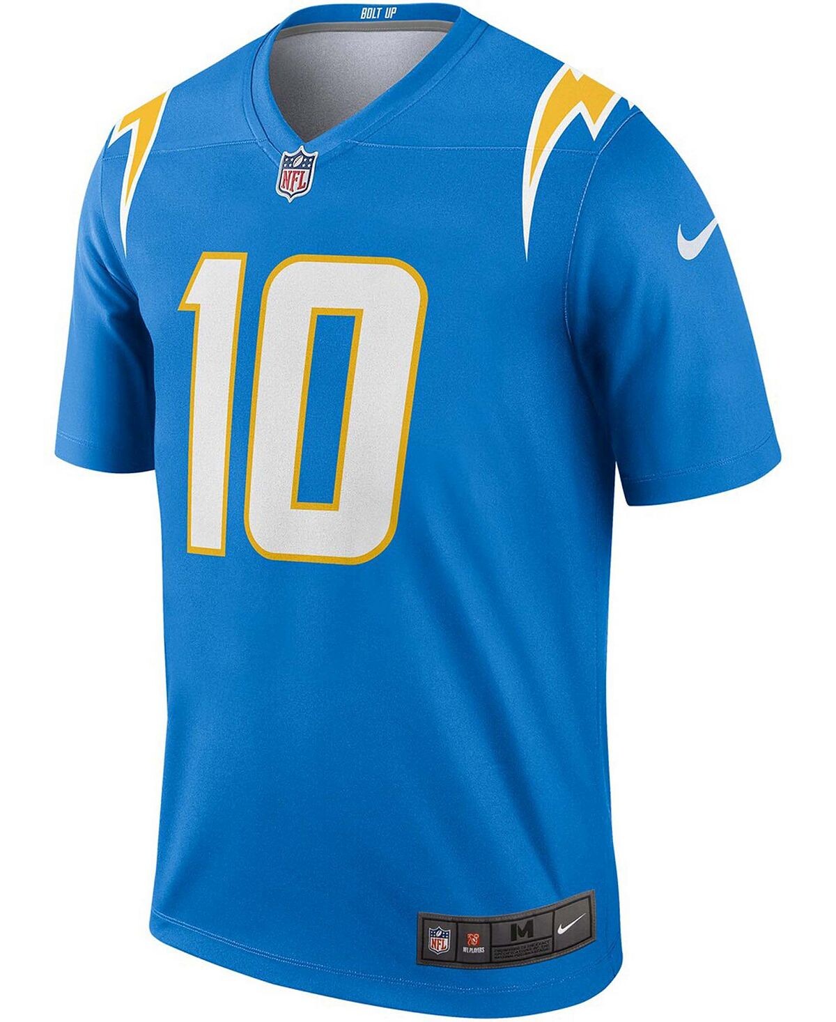 Мужская футболка justin herbert powder blue los angeles chargers legend jersey Nike, синий — фото 4