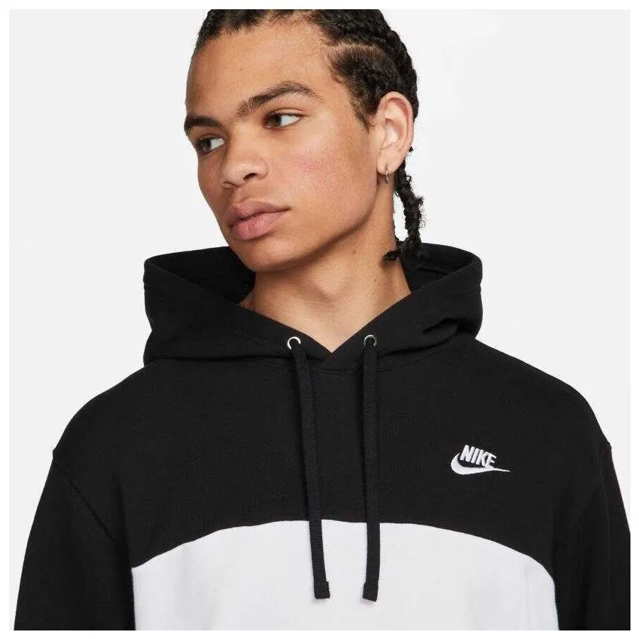 Мужской свитшот с капюшоном Club Ft Hoodie Nike, Черный — фото 3