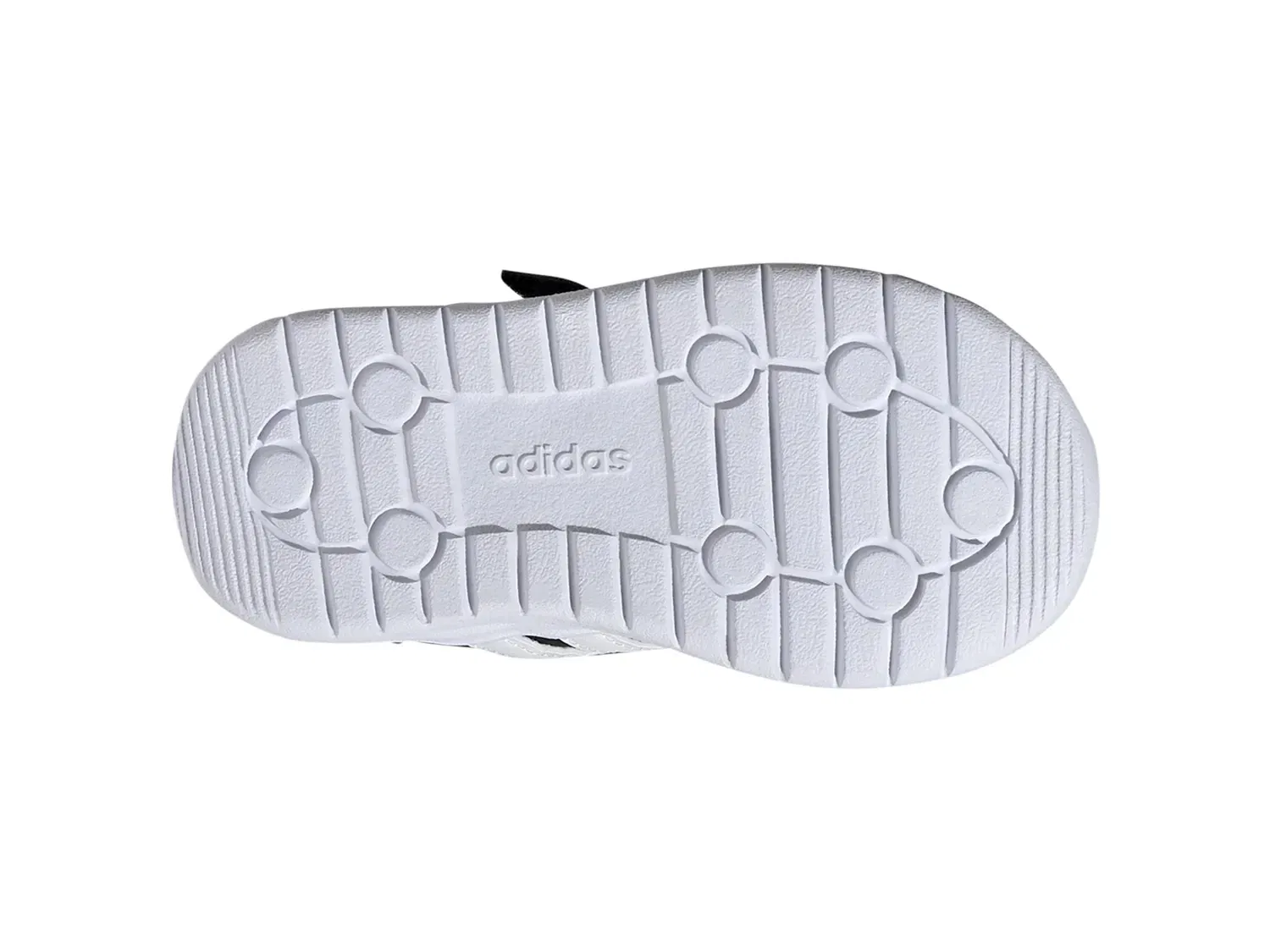 Кроссовки детские Run 70s 2.0, adidas, черно-белые — фото 4
