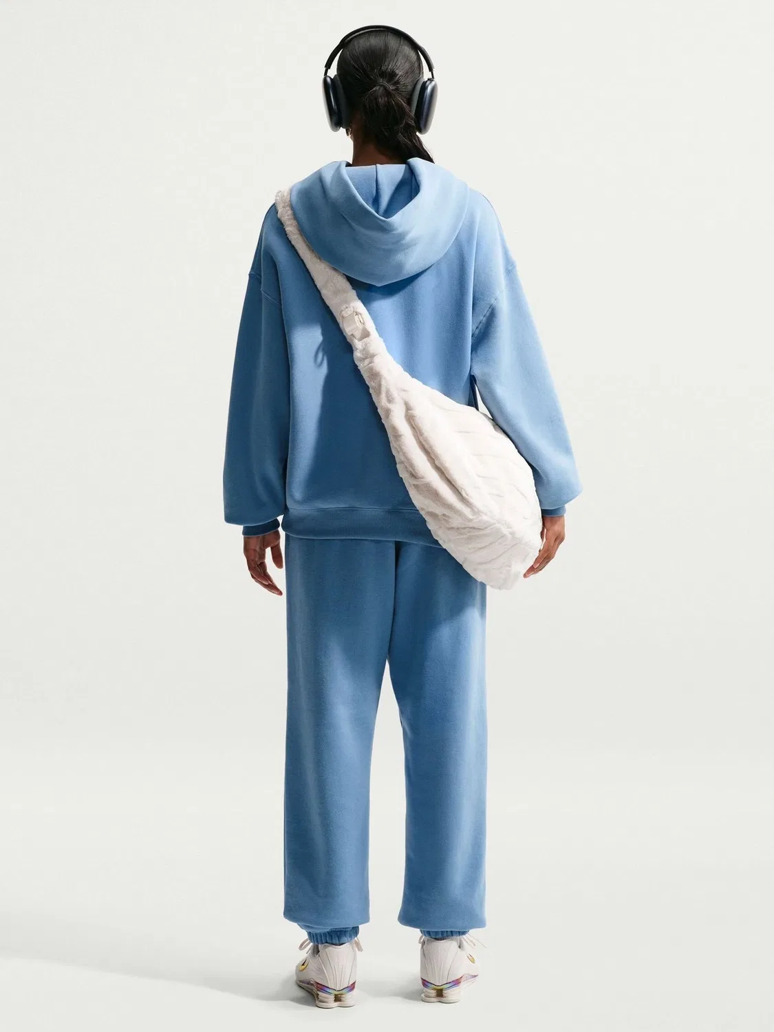 Джоггеры Nike Studio Fleece Work Blue — фото 2