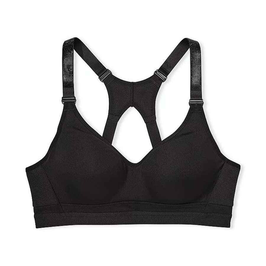 

Топ спортивный Victoria's Secret Incredible Plunge, черный