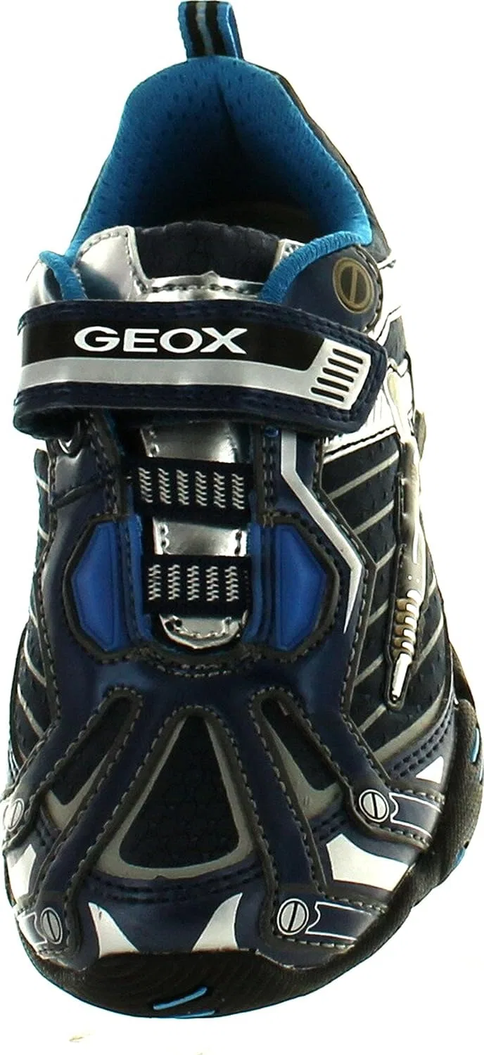 Детские кроссовки для мальчиков со светящейся подошвой Light Eclipse Geox, Navy/Royal — фото 2