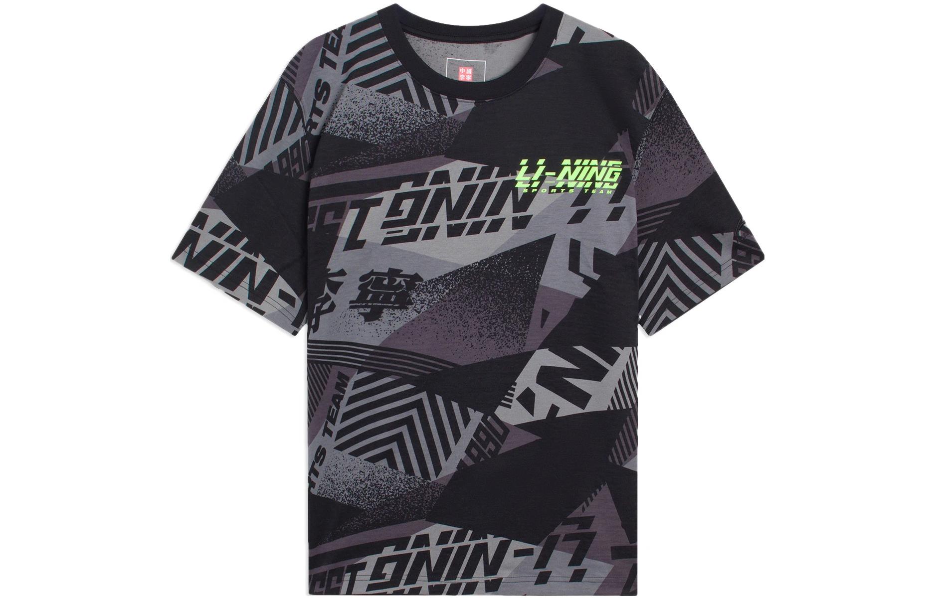 

LiNing Футболка Li Ning мужская black, Черный, LiNing Футболка Li Ning мужская black