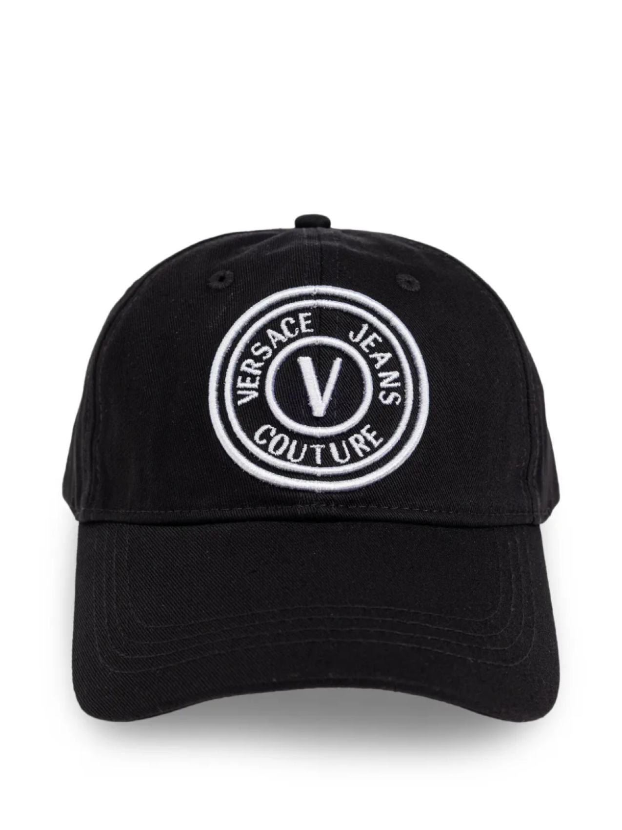 

Кепка с вышитым логотипом Versace Jeans Couture, черный