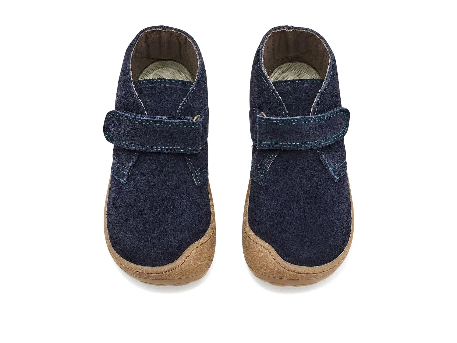 Ботинки Bosco Barefoot Botin Serraje (для младенцев, малышей, маленьких и больших детей) Victoria Kids, Marino — фото 3