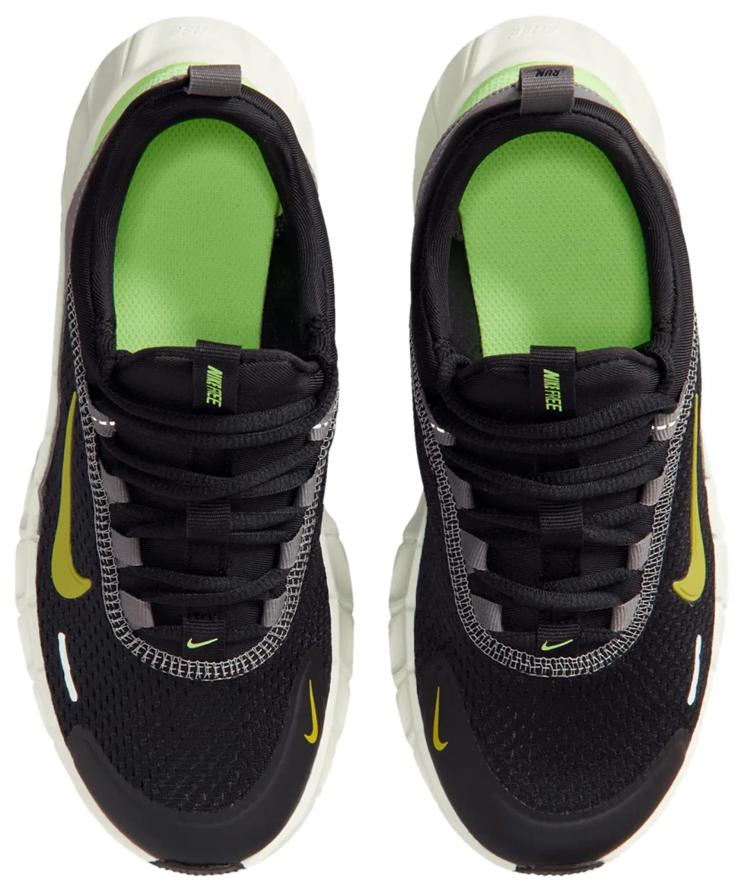 Кроссовки для мальчиков Free Ride Nike, цвет Black/Pencil Point/Saffron Quartz — фото 4