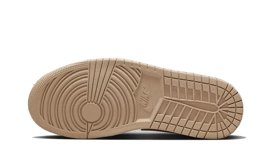 Детские кроссовки с высоким верхом Jordan 1 Mid SE Legend Light Brown, Цвет Braun — фото 4