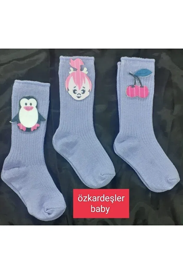 Детские носки с принтом Özkardeşler Baby, Lilac
