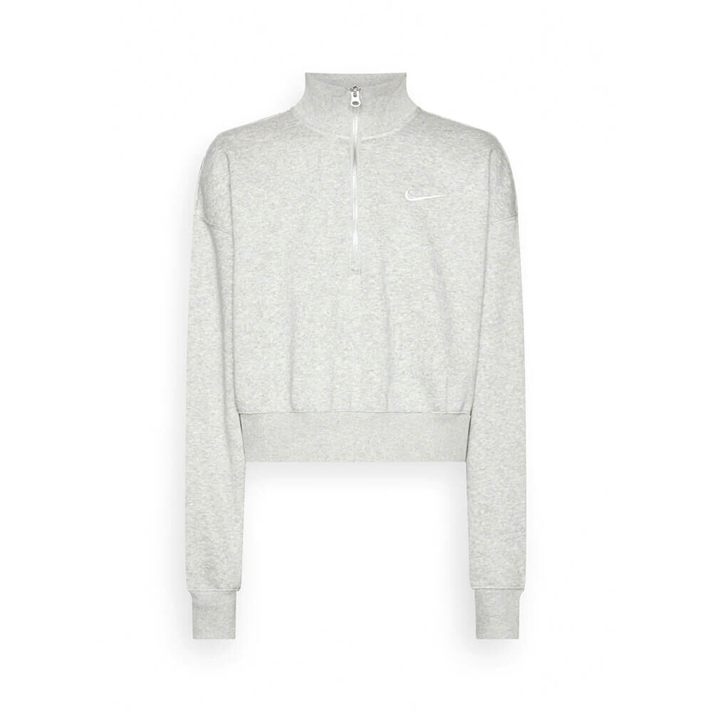 

Толстовка с замком Nike Sportswear CROP, серый
