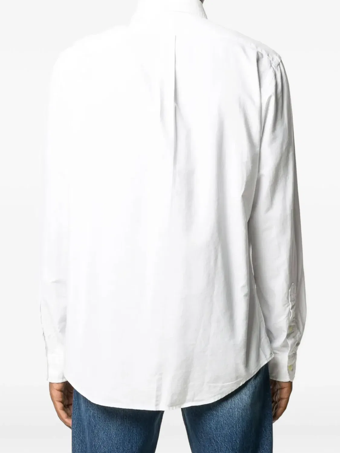 Рубашка button-down из белого хлопка Polo Ralph Lauren, белый — фото 3