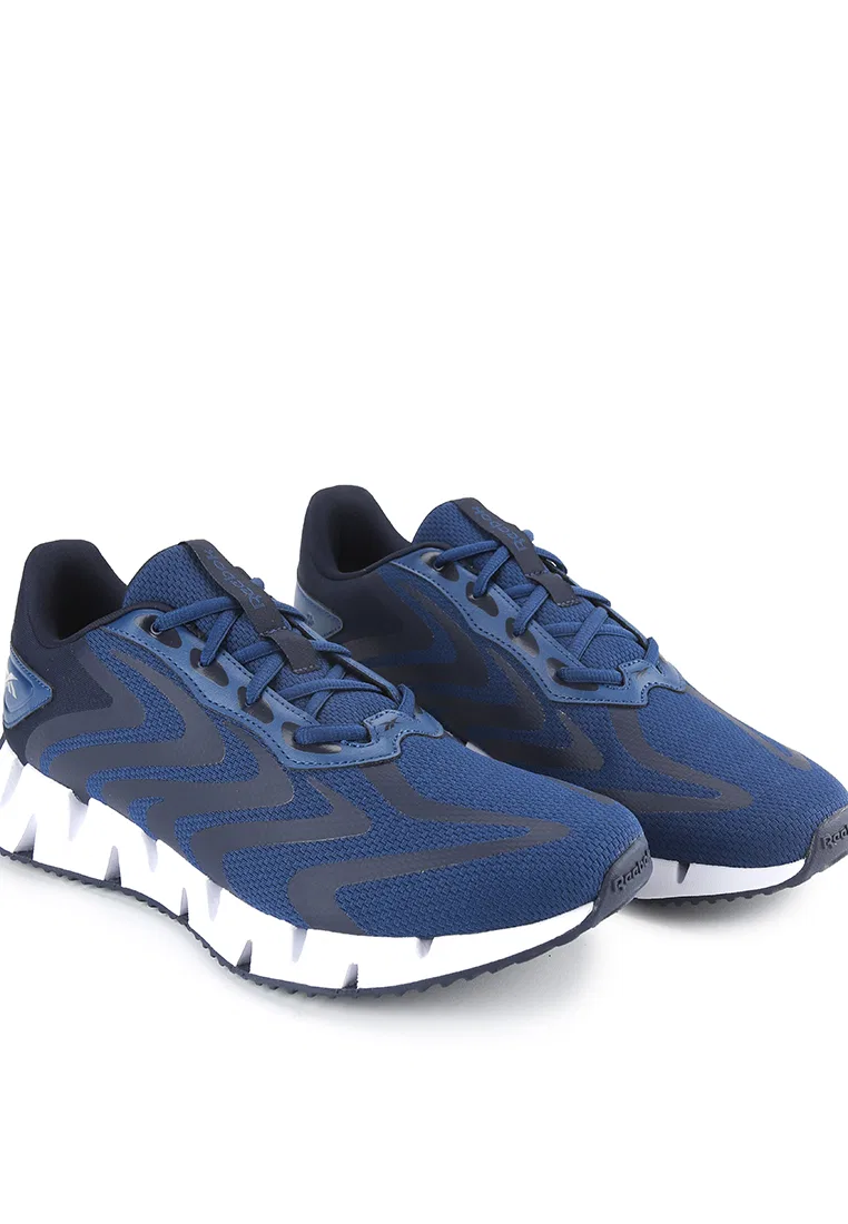 Кроссовки мужские спортивные Zig Rise Reebok, белый/черный/синий — фото 2