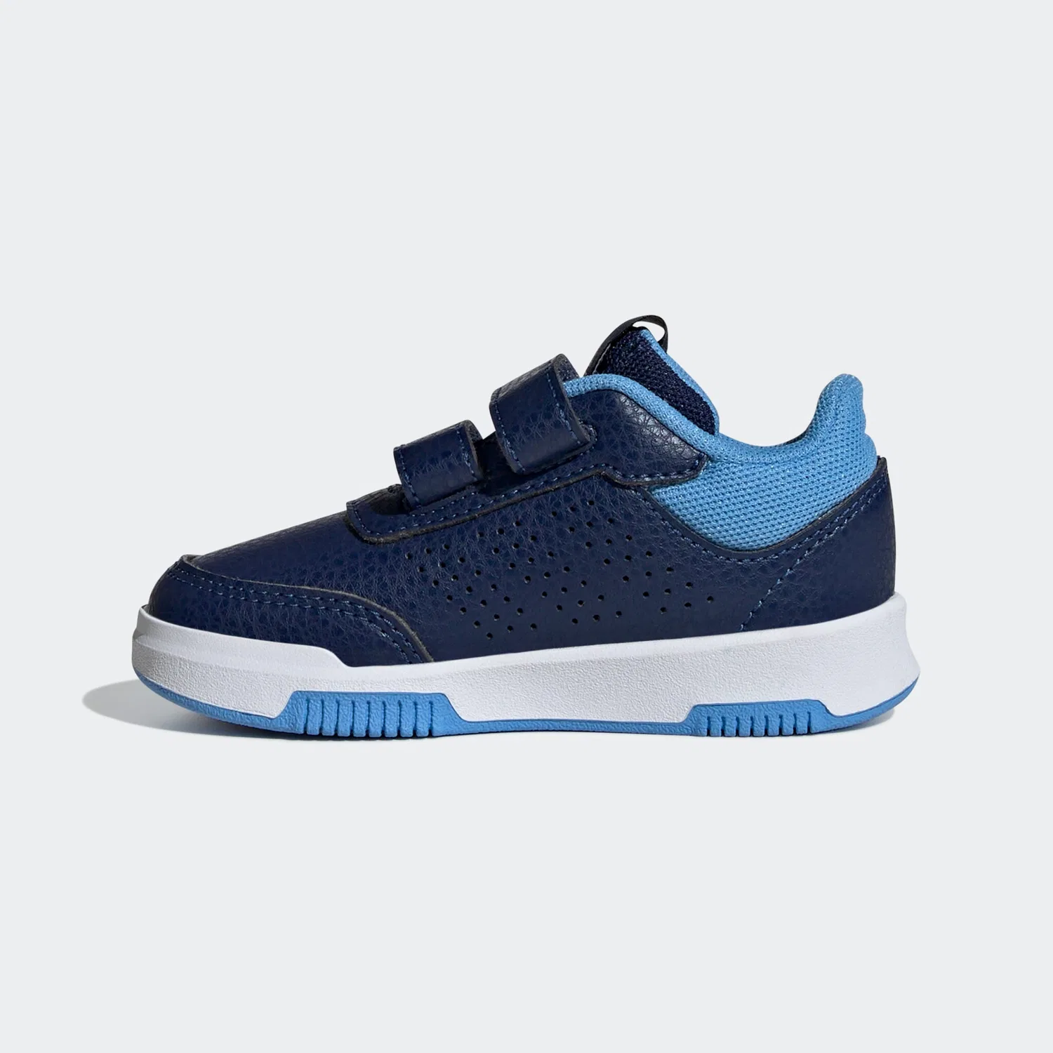 Детские кроссовки для активного отдыха с липучками Adidas Sportswear, Dark Blue / Cloud White / Blue Burst — фото 3