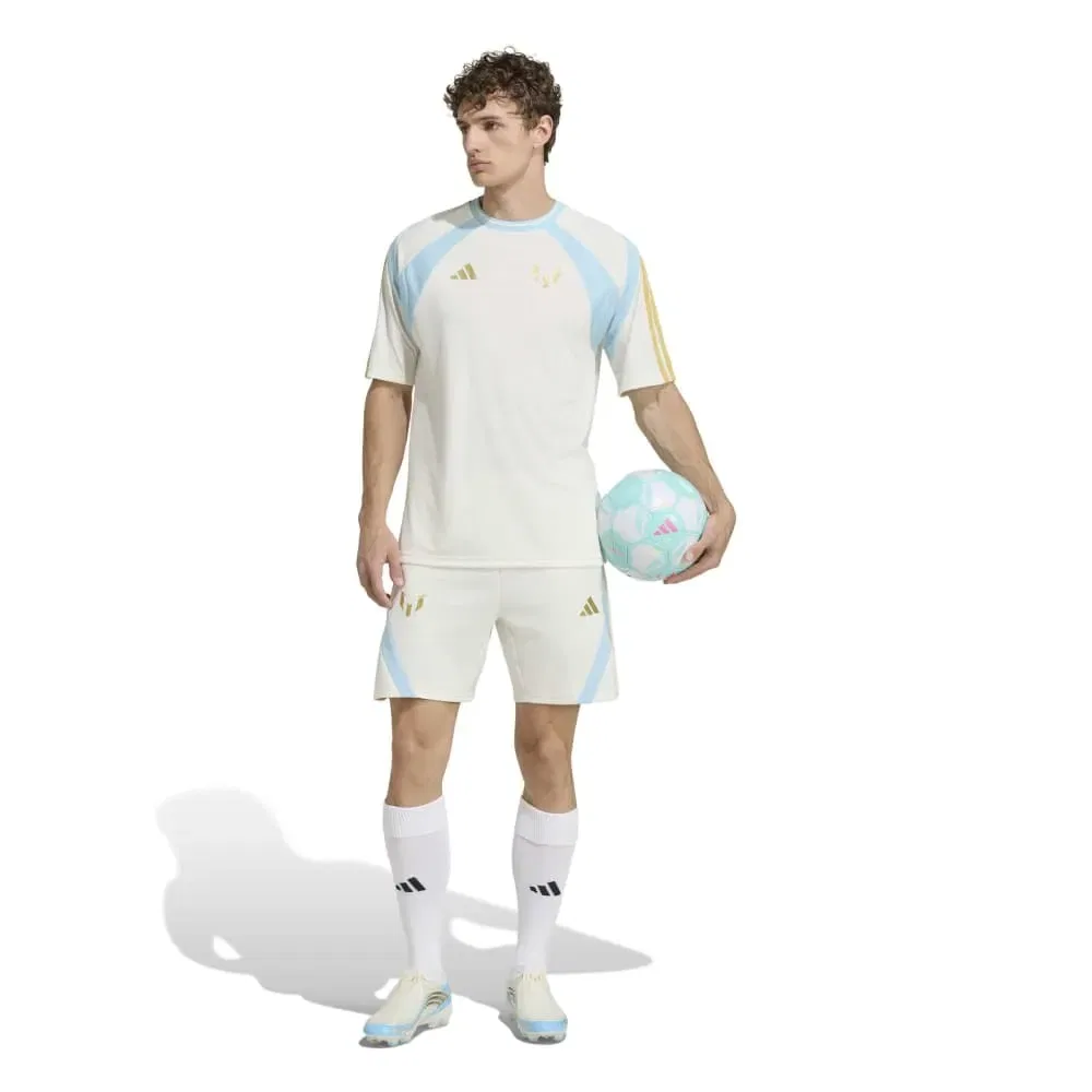 Мужские шорты с технологией AEROREADY Lionel Messi House Of Tiro Adidas, White — фото 4