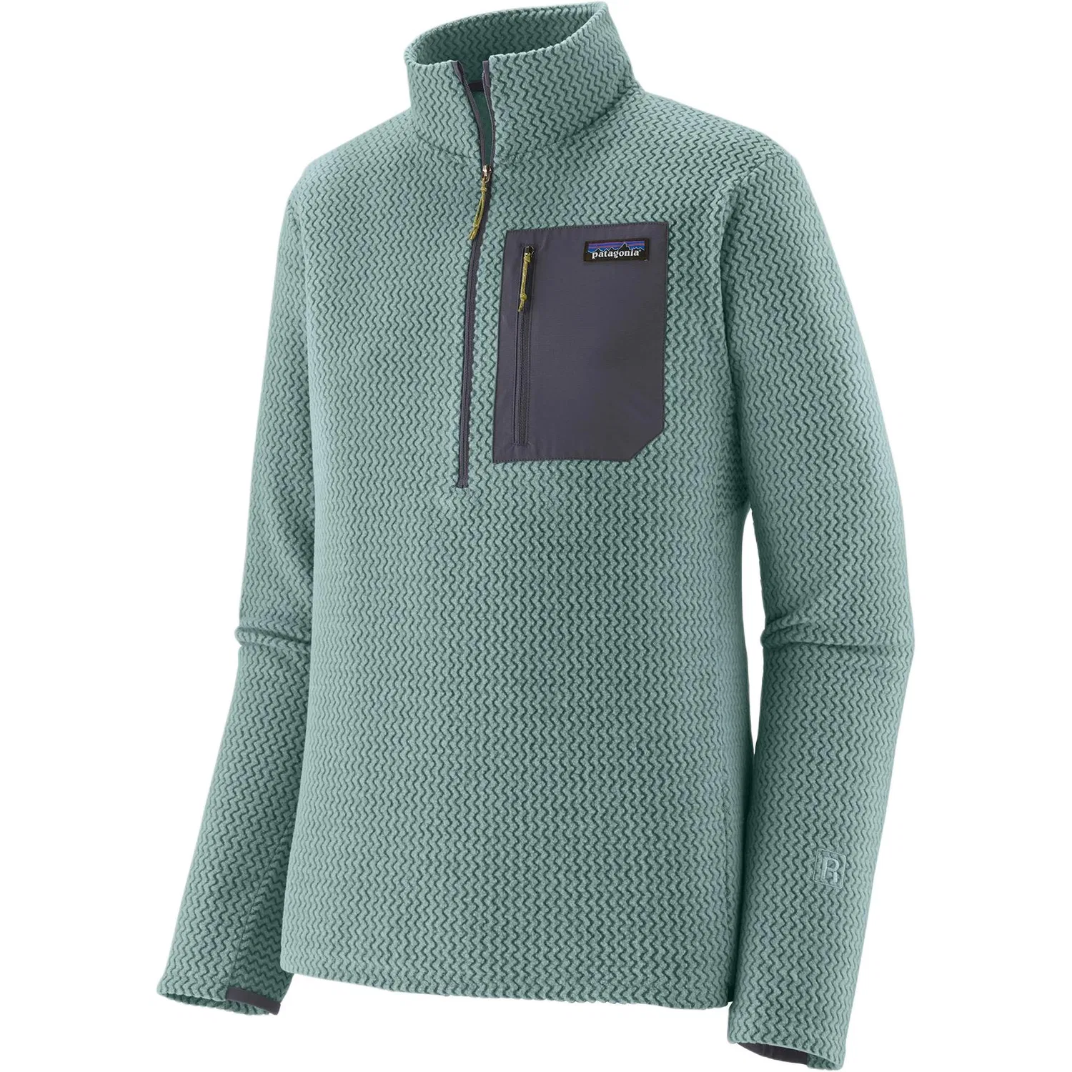 Мужской флисовый свитер Patagonia R1, Sage Blue/BLSG