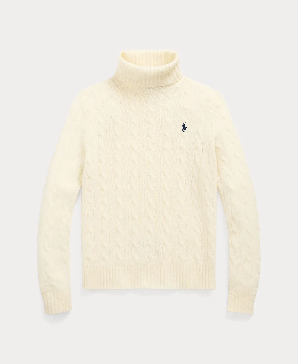 Женский джемпер из шерсти, Cashmere Cuello Vuelto, Polo Ralph Lauren, небеленый — фото 4