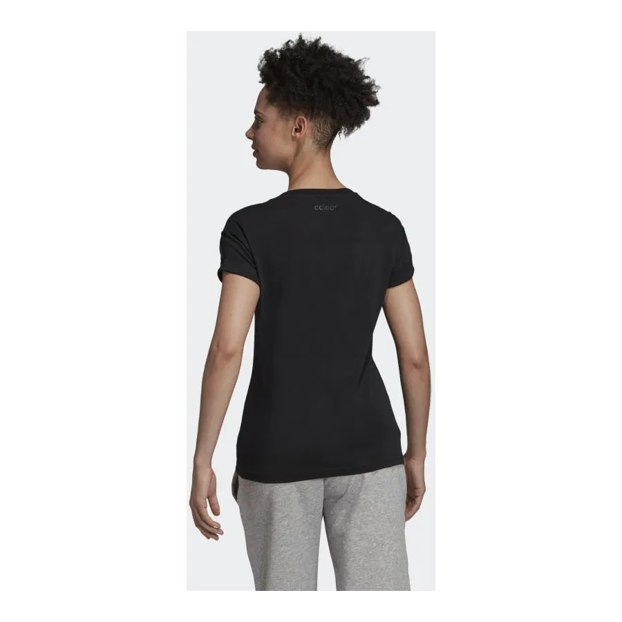 Женская футболка с цифровым принтом adidas EI4565 W Spcl Prnt T 2, Черный — фото 3