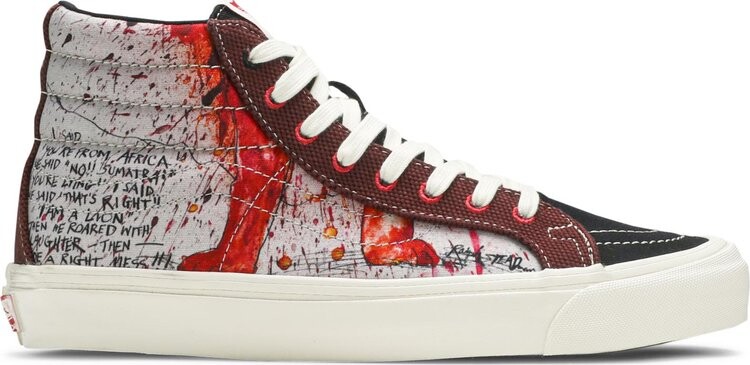 

Кеды Vans Ralph Steadman x OG SK8-Hi LX Lion, красный