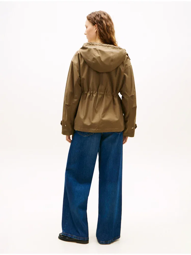 Куртка Utility Short Parka TOMMY HILFIGER, Khaki — фото 3