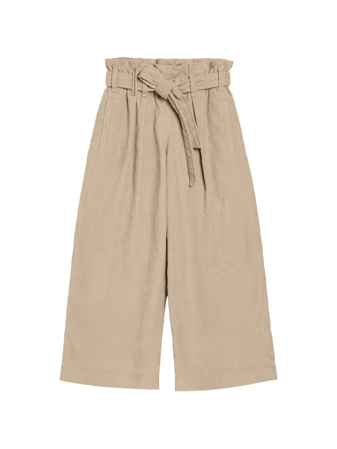 Вельветовые брюки Brunello Cucinelli Kids, нейтральные цвета