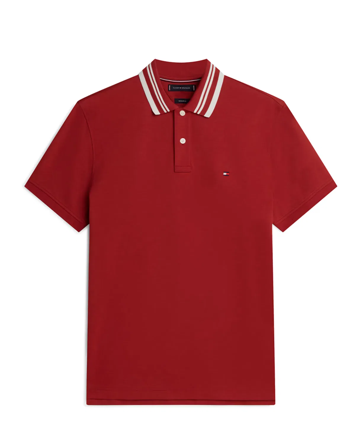 Мужское поло с коротким рукавом Tommy Hilfiger, Rojo