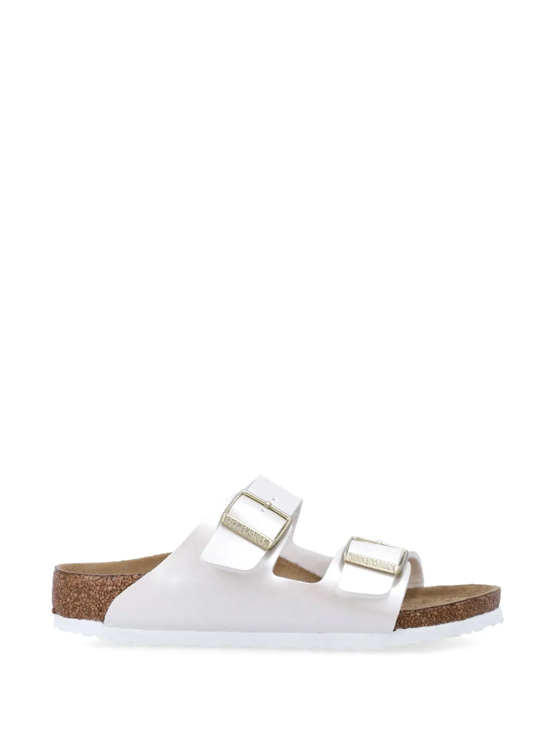 Сандалии Arizona с декоративной пряжкой Birkenstock, белый — фото 2