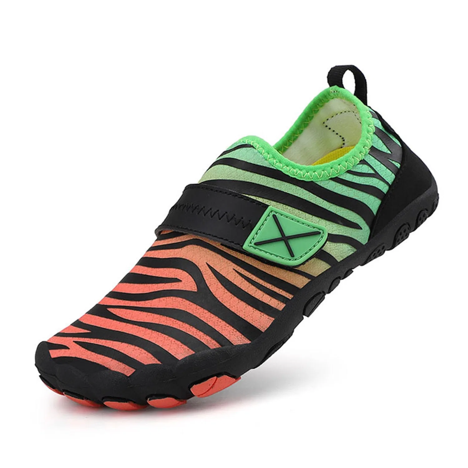Детские кроссовки для девочек с принтом Barefoot Shoes Luadnysin, Orange