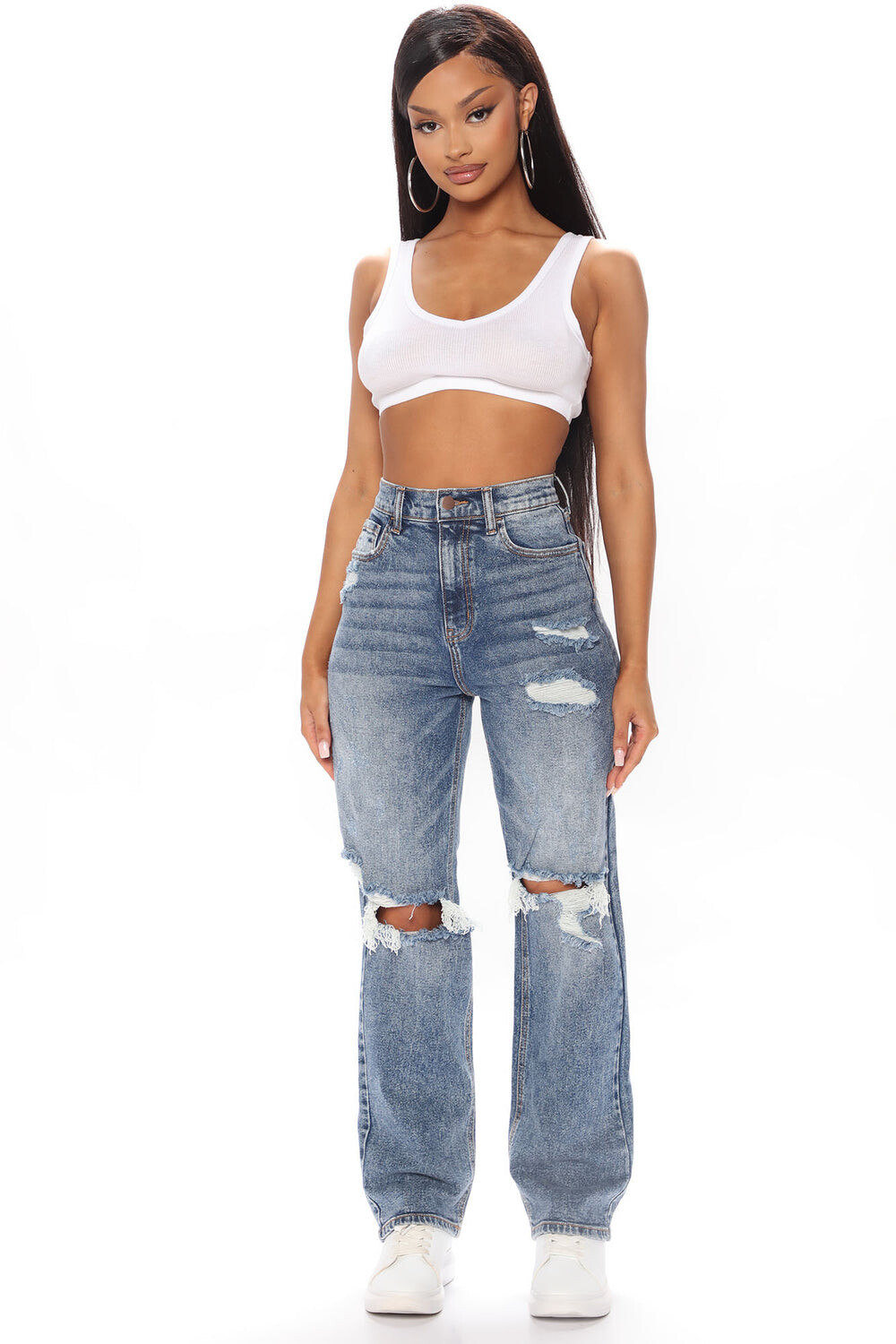 

Джинсы Fashion Nova WV78424BFDKD, синий
