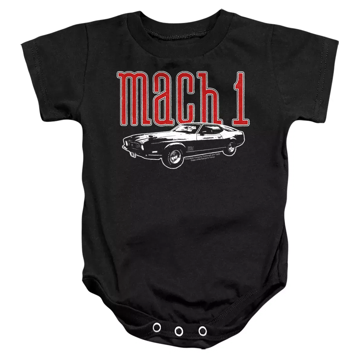 Детское боди с коротким рукавом Ford Mustang Mach 1 Ford, Black