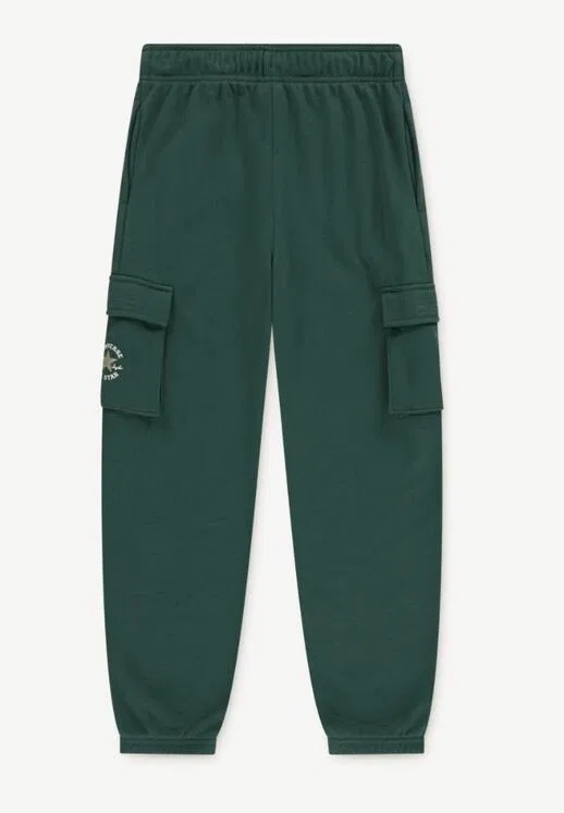 Детские спортивные штаны с боковыми карманами CNBV Dctp Silicone Patch Converse, Dark Green — фото 2