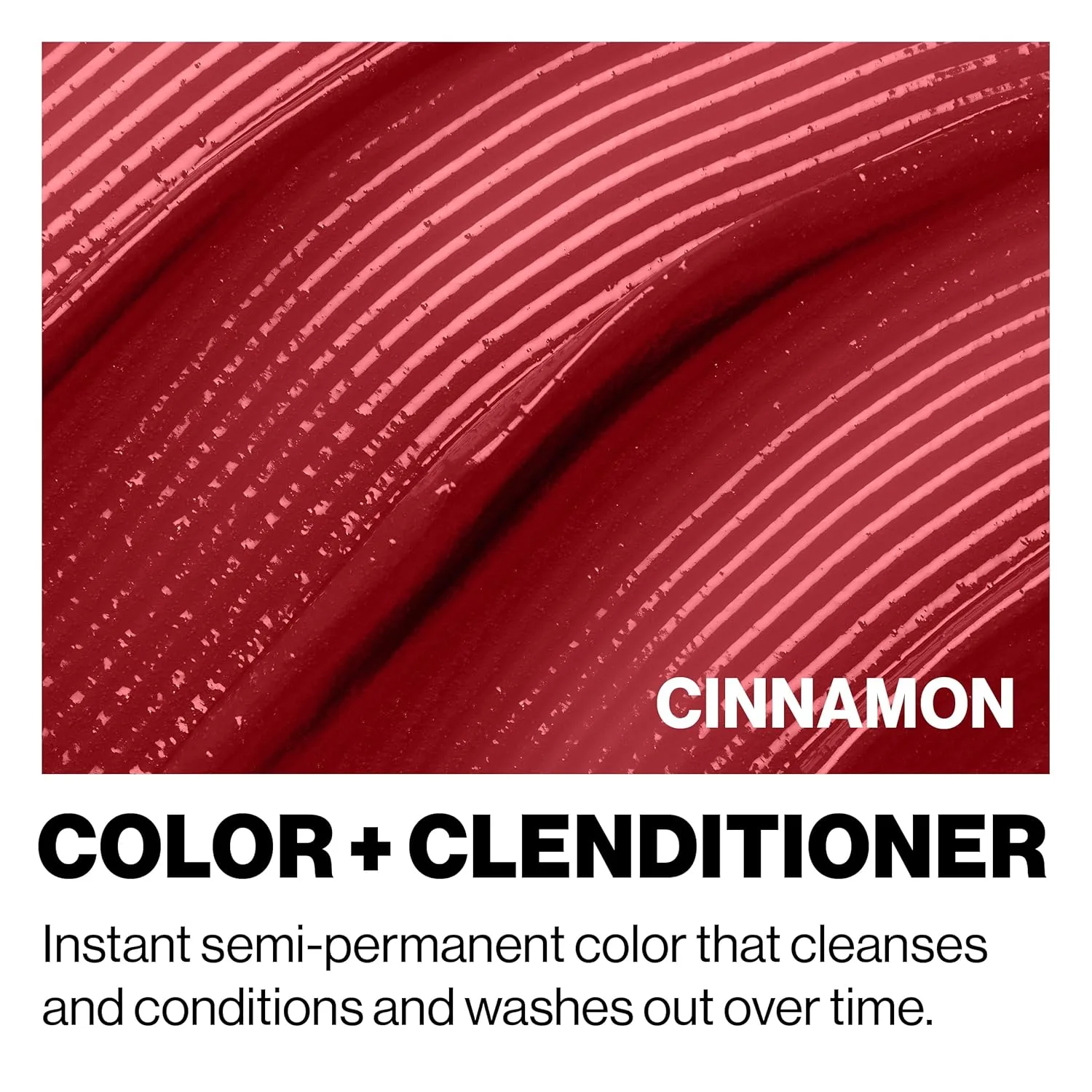 Keracolor Color + Clenditioner 3-в-1 Кондиционер для окрашивания волос, мягко очищает и кондиционирует, полуперманентная краска для волос, 23 оттенка, 355 мл, Cinnamon — фото 3