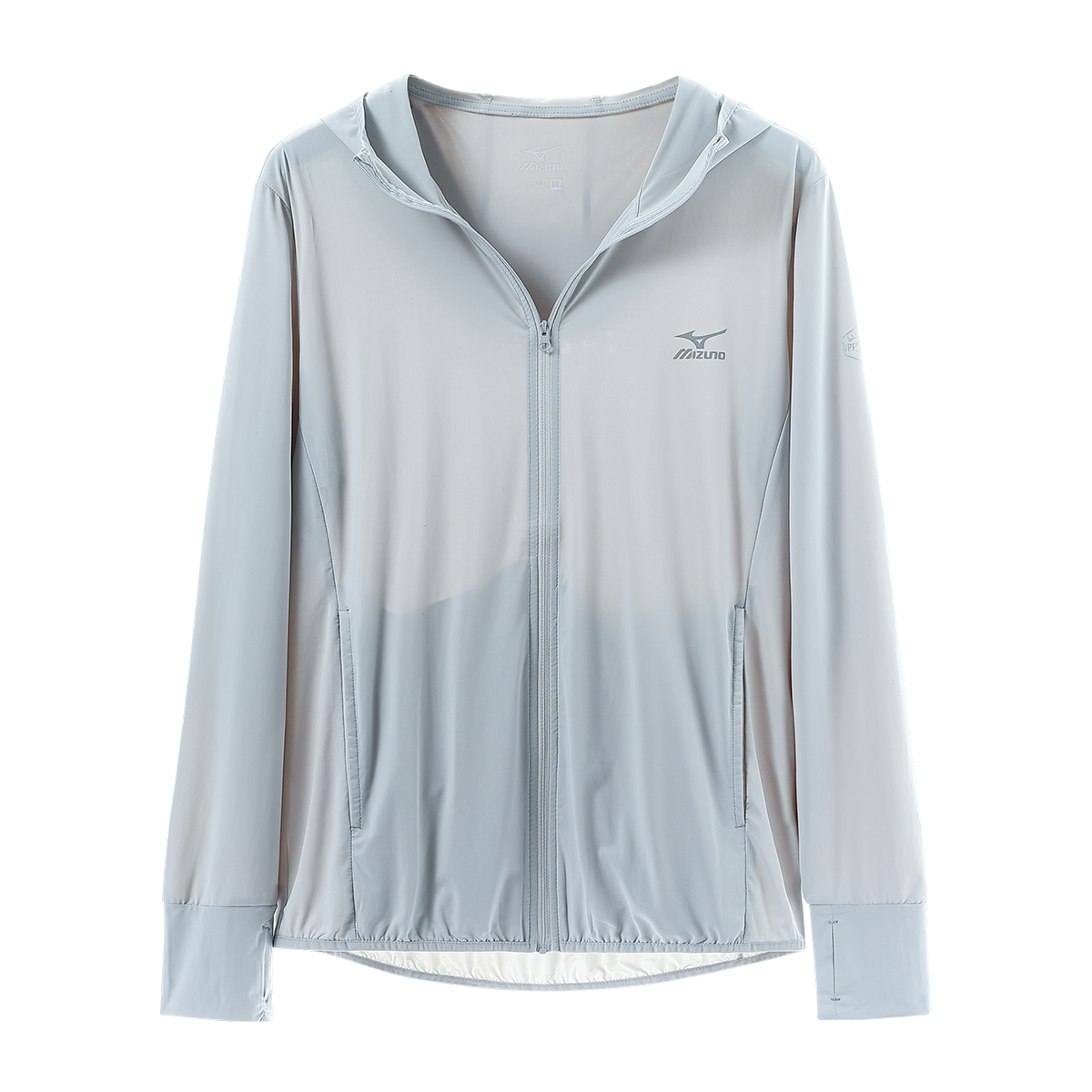 

Mizuno Унисекс дышащая одежда с защитой от ультрафиолета, Oxide Gray